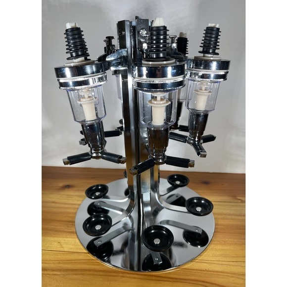 Godinger Kitchen Godinger 6 Bottle Liquor Dispenser Revolving